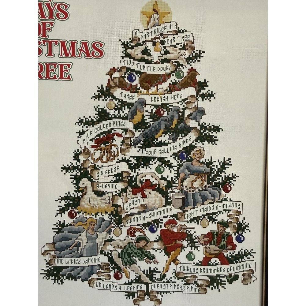 The 12 Days of Christmas Tree by Stoney Creek cross stitch pattern Leaflet 627